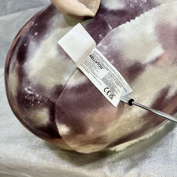 Squishmallows GREGGOR 14" Brown-White Moose Fuzzy Tummy Pattern with Tag - Picture 7 of 8